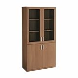 コクヨ　役員室用家具　マネージメントS370シリーズ　両開き書棚（ガラス扉タイプ) カラー:P1Y