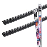 PIAA(ピア) ワイパー替えゴム車種専用セット 【スーパーグラファイト】 天然ゴム仕様 2本入 (525mm + 350mm) ホンダ N-ワゴン/日産 マーチ ラティオ/トヨタ ヴィッツ プラッツ/ダイハツ マックス 他 AMRRG013
