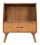 MASSTIGE DECO(マスティージ デコ) NEW RETRO サイドテーブル 木調 38x48x57cm SR-18