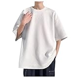 [Yammkia] tシャツ メンズ 半袖 夏服 大きい サイズ ティーシャツ ゆったり かっこいい 半袖シャツ 涼しい 重ね着風 はんそで