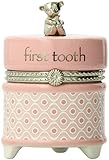 Nat and Jules First Tooth Keepsake Box, Pink (Discontinued by Manufacturer) by Nat and Jules [並行輸入品]