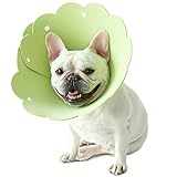 [LaLUCA GOODS] エリザベスカラー 猫 大型犬 犬 ソフト 小型犬 中型犬 柔らかい ロング 軽量 エリカラ クッション ペット 術後 保護 グリーン XS