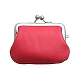 [松野屋] 牛革ミニがま口 レッド [HD3079]