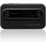 3Dカメラ 180度立体視 VRデジタルカメラ 4K 60FPS 3Dスナップ 3Dビューア付き 小型ビデオカメラ 手ブレ補正 旅行 ペット Vlog撮影 2.54インチタッチスクリーン 各種VR機器に対応 -Kandao Qoocam EGO