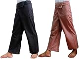 2 x Thai Fishermanパンツ妊娠ヨガマッサージビーチ夏パンツ