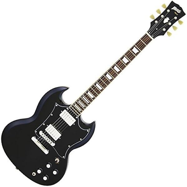 Amazon | Blitz ブリッツ エレキギター SGタイプ ブラック ソフト 