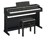 ヤマハ DigitalPiano 電子ピアノ 88鍵盤 高低自在椅子付属 ARIUS アリウス YDP-165 (延長5年保証セット, B ブラックウッド調仕上げ)