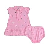Ralph Lauren(ラルフローレン）　女の子ロンパース　ブルマ付き　子供服　女の子 (3Ｍ)