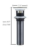 ELLO&ALLO 1 1/2" Pop Up Drain Stopper Lavatory Bathroom Sink Faucet Vessel Vanity Drainer Stopper wi