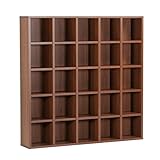 arne 本棚 大容量 日本製 完成品 5列 5段 幅 120cm 高さ120cm A4 シェルフ おしゃれ ラック H-001 5×5 ブラウン