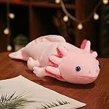 ぬいぐるみ 寝具 添い寝枕 可愛い おもちゃ アニマル ぬいぐるみ 動物 抱き枕 クッション だきまくら プレゼント ウーパールーパーぬいぐるみ 80cm 縫い包み 卒業祝い ぬいぐるみウーパールーパー 動物のおもちゃ 彼女に ピンク ふわふわぬいぐるみ 子供の枕