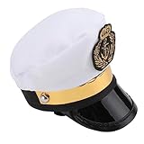 [VORCOOL] ペット帽子 犬 コスプレ 帽子 キャプテン アクセサリー 小型 犬用 ペット キャップ ハロウィン コスチューム