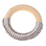 IPOTCH 全4色　ベビー　木製リング　出っ歯になりにくい - グレー