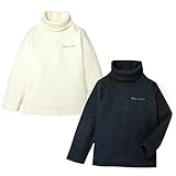 (ブラック/90cm)ベビー服 男の子 女の子 タートルネック Tシャツ 長袖 Moujonjon ムージョンジョン テレコ 無地 吸湿発熱 保温 グランサーモ 刺繍 日本製 男児 女児 ベビー