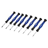 uxcell ドライバーセット BOOHER認定1-3.5mm 精密マイナスハンドツール 8 in 1