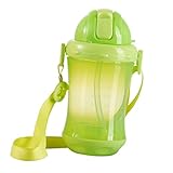 Baosity 全３色　カップ　ベビー　学校飲む水　ストロー - 緑