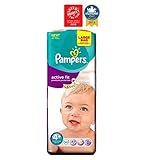 Pampers Active Fit Nappies Size 4+ Large Ba50 Nappies - パンパースアクティブフィットおむつサイズ4+大Ba50おむつ (Pampers) [並行