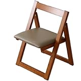 タンスのゲン 国産 折りたたみチェア 学習椅子 天然木 完成品 ブラウン 18210002BR