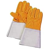 【60双】 牛床革 手袋 コンビ溶接 5本指 表革 溶接 作業用 革 皮 工場 現場 熱T 代不