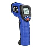 COOCHEER 赤外線放射温度計 非接触 レーザークラス 2 デジタル温度測定器 ガンタイプで携帯型 温度計 ワインクーラー暑いアスファルト、料理作り　プール　給湯管などに対応 乾電池付き (-58