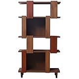 日本製(大川家具) 天然木アルダー材前板ディスプレイシェルフ 幅74高さ136ミドルシェルフ fk0095 代引不可