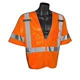 Radians SV3ZOM-L/XL Economy Mesh Class 3 Vest Hi-Viz Orange Large/X-Large [並行輸入品]