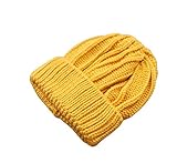 Plus Nao(プラスナオ) ニット帽 ニット帽子 ニットキャップ ビーニー キッズ帽子 子供用 KIDS シンプル 無地 定番 カジュアル 秋冬 ファッション小物 防寒対策 暖かい - カーキ