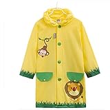 子供 レインポンチョ レインコート キッズ 男の子 90 110 子供用 反射テープ 付き 動物柄 かわいい レインポンチョ 動物 柄 フリーノートカッパ 雨具 新学期用 子どもレインコート ランドセ