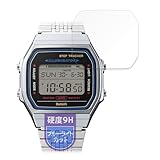 MotoMoto フィルム CASIO Collection STANDARD ABL-100WE / ABL-100WEG 用 保護フィルム 9H(強化ガラス 同等の高硬度) ブルーライトカット 超透明で美しい 日本製