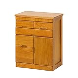 クロシオ ラインFAX台 ロータイプ ブラウン 幅48cm奥行31.5cm高さ61cm 完成品 電話台