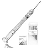 三花 ピンバイス 精密 ハンドドリル ステンレス製 ドリル13本セット（0.8～3.0ｍｍ）付き レジン型 穴あけ DIY 木工用 ハンドメイド クラフトツール プラモデル工具