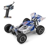 Duangu 144011 リモートコントロールカー 1/14 2.4GHz 65KM/H 高速オフロードカー 4WD 車 ギフト 子供 大人 バッテリー 2個、4WDリモコンカー