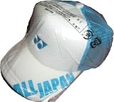 YONEX キャップ 白ブルー
