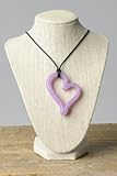 Teethease Heart Pendant Toy, Lavender by Teethease [並行輸入品]