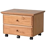 ライフスタイリングショップ プリンターワゴン キャスター付 幅54×奥行41 ライトブラウン LS-668PLB