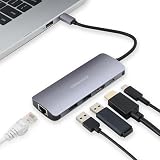 グリーンハウス USB-C ドッキングステーション 5 in 1 65W PD給電対応 USB3.2 Gen1対応 GH-MHC5A-SV