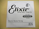 エリクサー .026 バラ弦 1本 コーティング ナノウェブ Elixir エレキギター弦 ワウンド弦