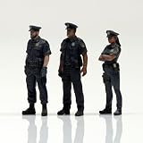 figreal 1/64 警察官 Policeセット003 3体 彩色済みフィギュア