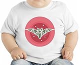Cute Bat オーガニックベビーTシャツ 12 - 18 Months