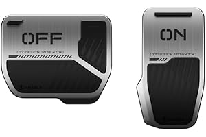 HALOBLK Performance Alloy Foot Pedals Designed for All Tesla Model Y (Includes 2025 2026 Model Y Juniper) and Model 3 (Includes 2024 2025 Model 3 Highland) Accessories