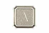 建築メールボックス3650sn-aアルミサテンニッケルモノグラム – Letter " A "