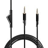 Spryaut 3.5mm イヤホン ケーブル Astro (アストロ) A10 A30 A40 A50 ゲームヘッドセット用, 置換 ヘッドホンワイヤー ミュート機能付き