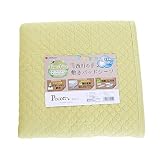西川 敷きパッド 綿100% 【中わたまでコットン使用！サラサラ敷きパッド】 「Pocott ポコット」 シングル 約100×205cm ナチュラルグリーン 綿100 コットン 綿 春 夏 オールシーズン さわやかな肌触り 寝汗をしっかり吸収 ムレにくい お肌になじむ 洗える キルトパッド 敷パッド