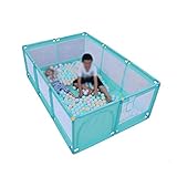 携帯用折り畳みフェンス保育園旅行屋内屋外安全ゲームPlaypen (色 : Green)