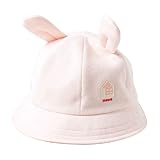 お耳付きハット ベビー ライトピンク 42cm～46cm 17154H