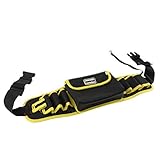 F Fityle 大容量　ツールバッグ　ウエストバッグ　調節可能　工具差し　電気工事　腰袋　防水　実用的 - 170