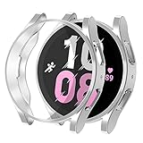 コンパチブルギャラクシーウォッチ5 44mmケースコンパチブルギャラクシーウォッチ5 44mm スクリーン プロテクター、フルカバーTPUウォッチカバーコンパチブルギャラクシー ウォッチ 4 44mm コンパチブル ギャラクシーウォッチ4 44mm スクリーンプロテクター、ミッドナイトブルー
