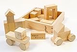 城下町金澤本舗 「木育」シリーズ 木のぬくもり 能登ヒバ積み木セット