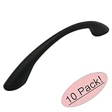 Cosmas 4003 FBフラットブラックモダンキャビネットハードウェアアーチBowハンドルプル – 3 – 3 / 4 "インチ( 96 mm )穴中心 – 10パック