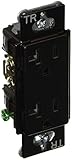 Lutron SCRS-20-TR-MN Satin Colors 20-Amp Duplex Tamper Resistant Receptacle, Midnight [並行輸入品]